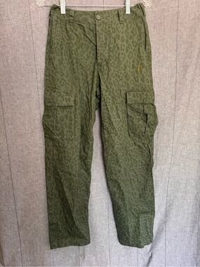 Primitive Skateboarding Leopard Print Cargo Pant Military Fatigue Streetwear 28